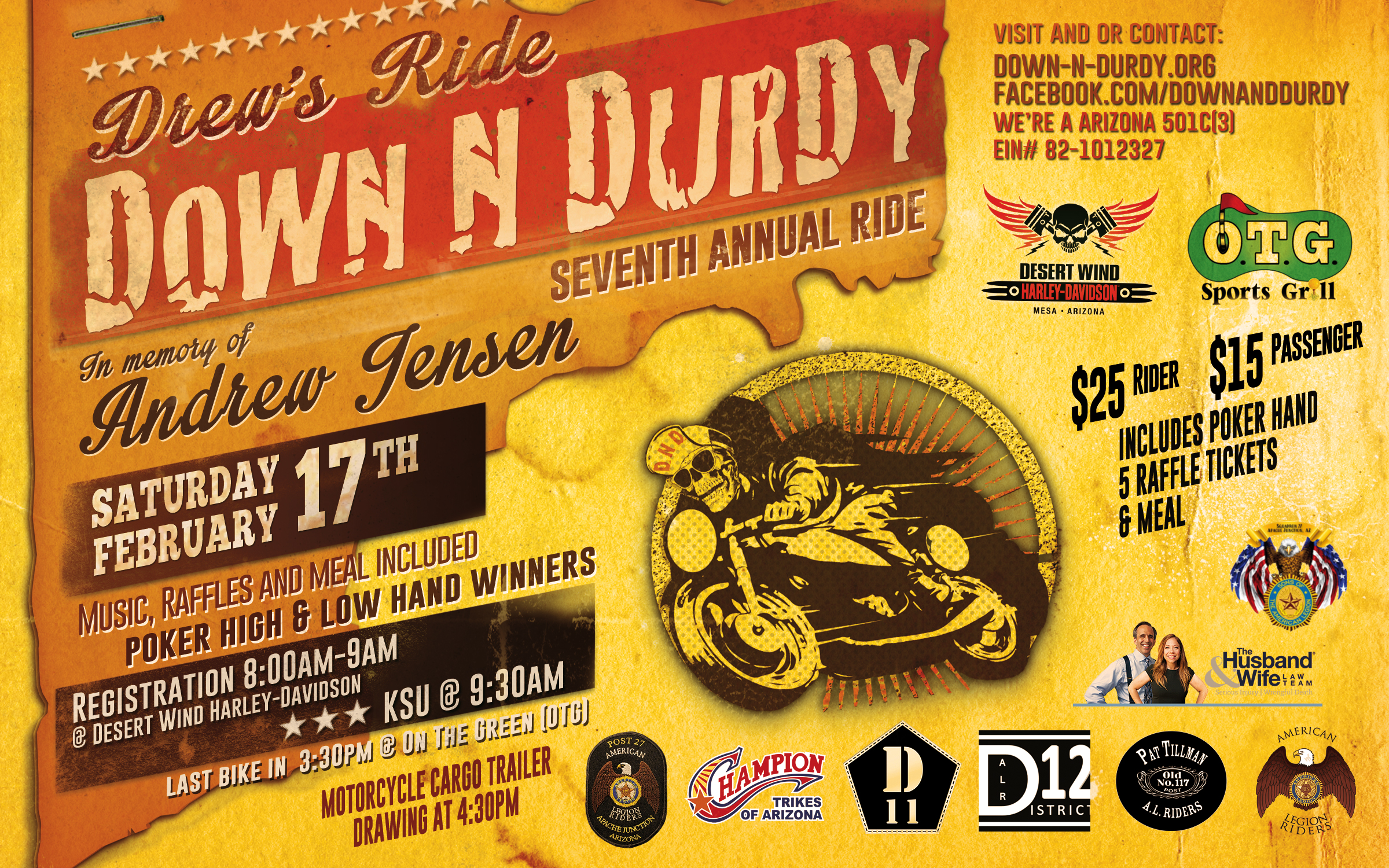 Drew's Ride, Down N Durdy, Seventh Annual Ride