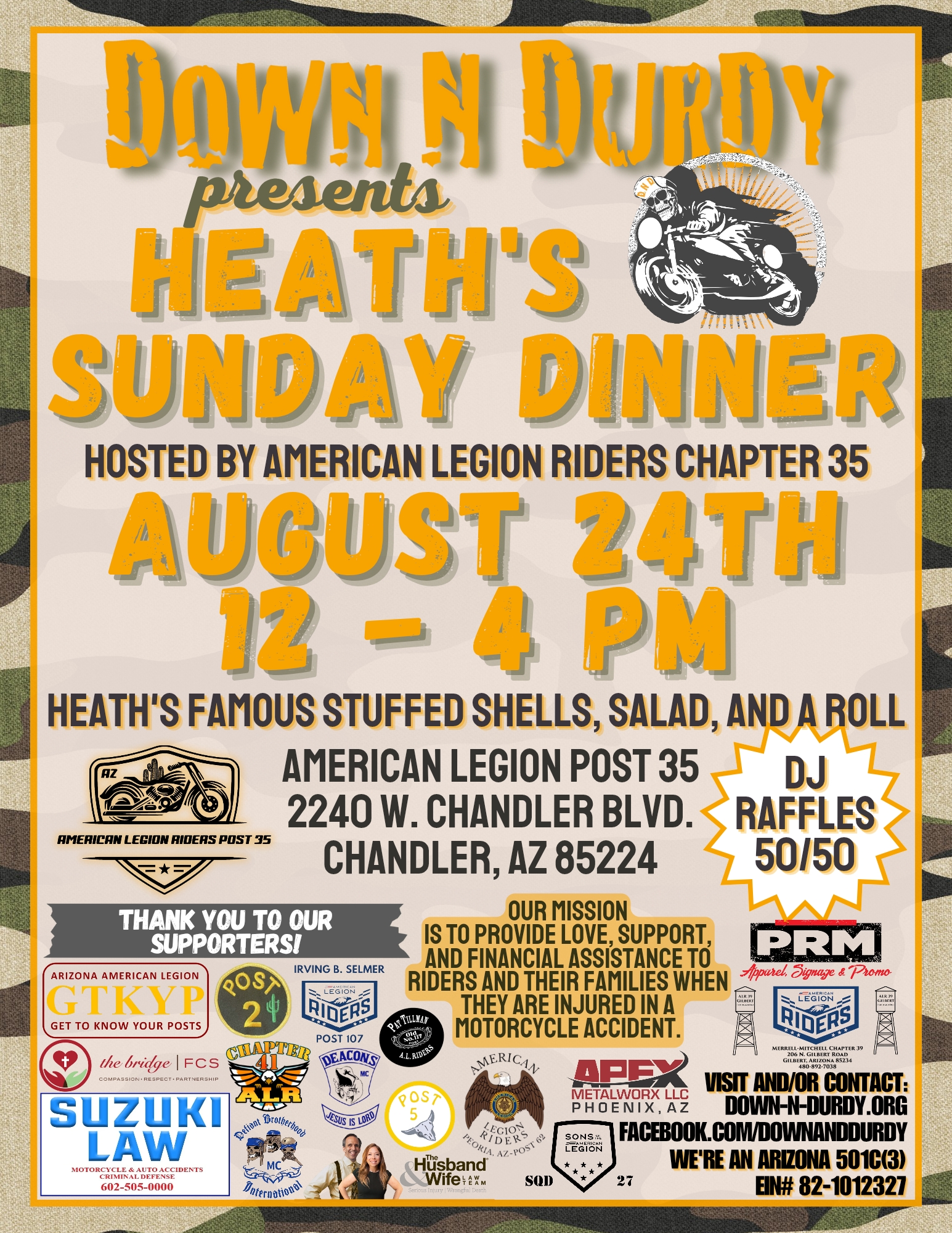 Down N Durdy Sunday Dinner Flyer_8.24.25 (1) Down N Durdy Sunday Dinner Flyer_8.24.25 (1)